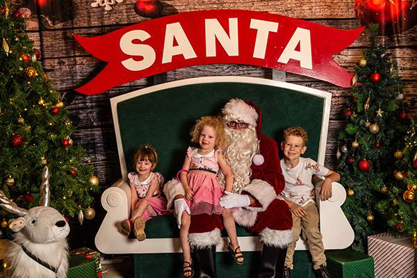 Arla, Amelia, Santa & Quinn Mashford