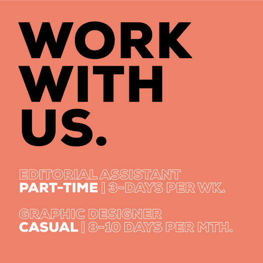 Advertisement: Work with us